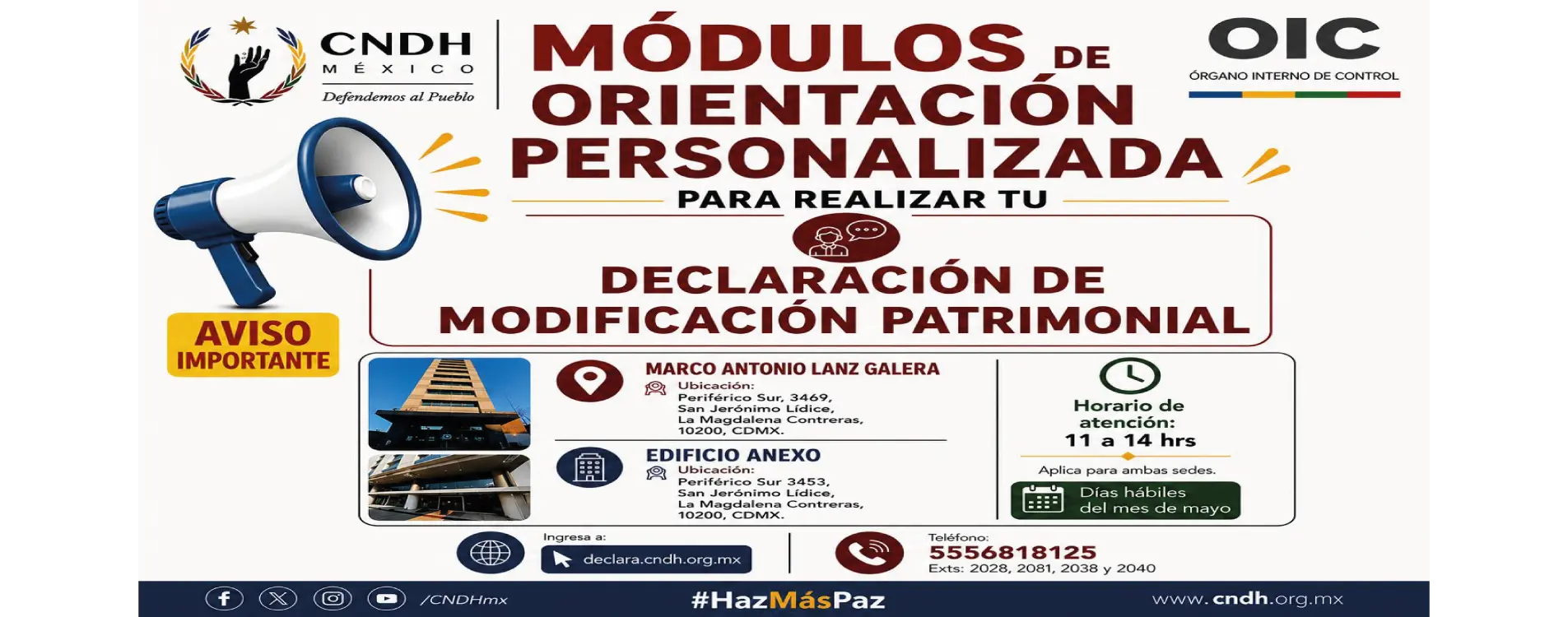Módulos de Declaración Patrimonial