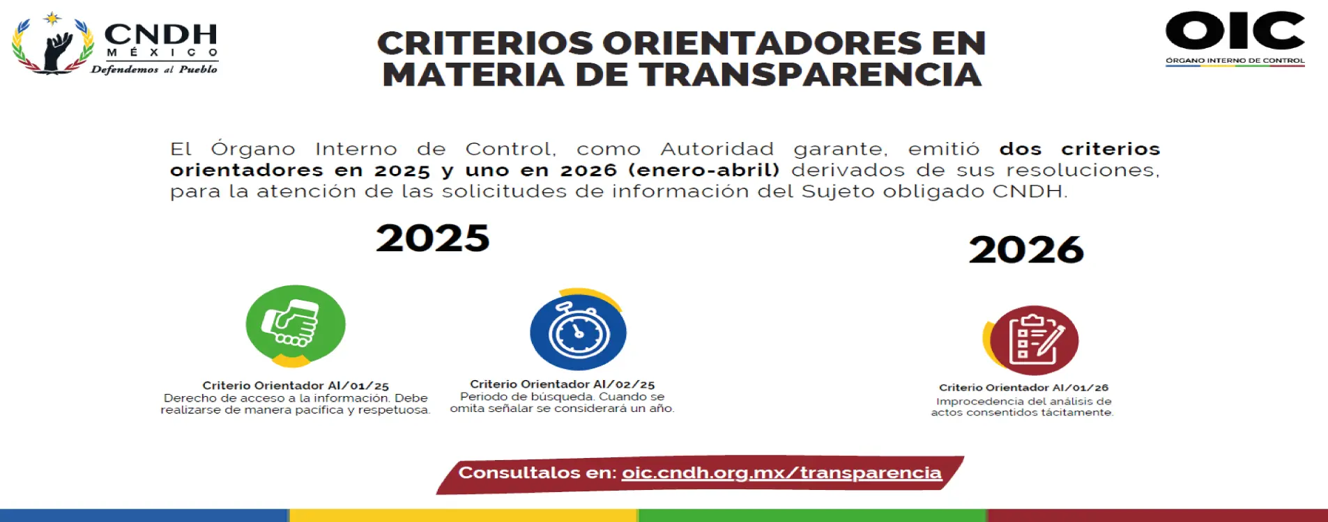 Criterios