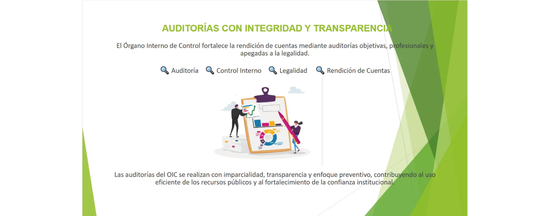 Auditorías con Integridad y Transparencia